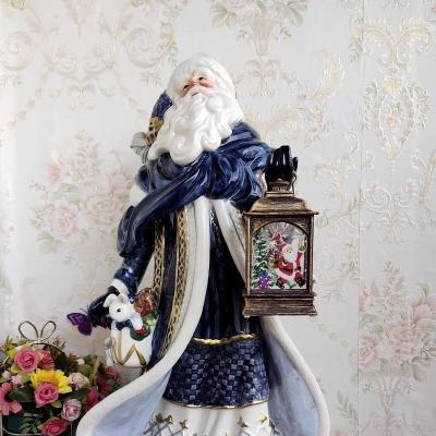TƯỢNG ÔNG GIÀ NOEL CẦM ĐÈN TUYẾT
